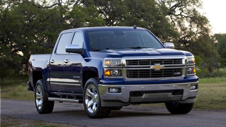 2014 Chevrolet Silverado 1500 in blue.